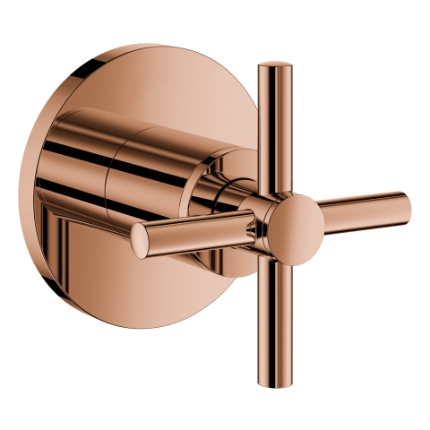 GROHE UP-Ventil-Oberbau Atrio 29396 Kreuz-Griff warm sunset