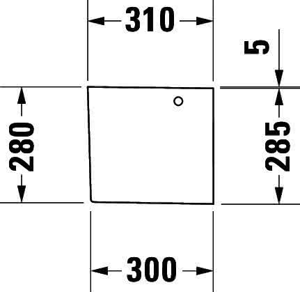 DU Halbsäule Happy D.2 für 231680, 261665, 231660, weiß