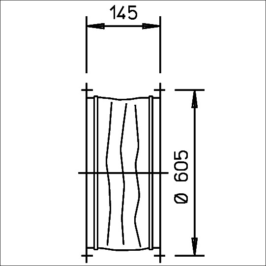Helios STS 560 EX Flex. Verbindung mit 2 Rohrflanschen, EX