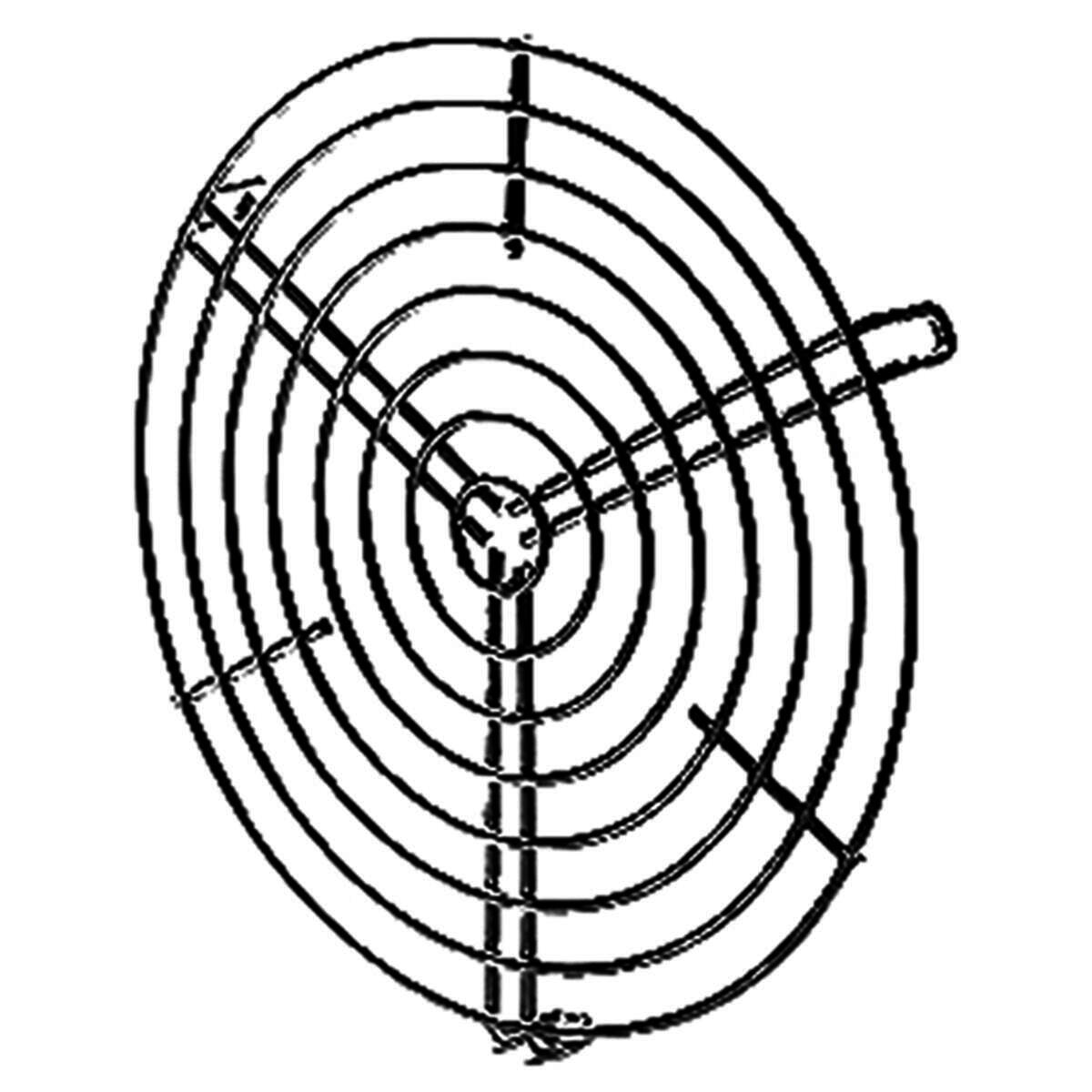 Helios SGR 125 Schutzgitter zu Rohrdurchm. 125 mm