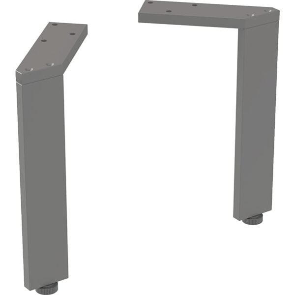 Geberit Set Füße schmal (2 St.), H:22,5cm lava / pulverbeschichtet matt