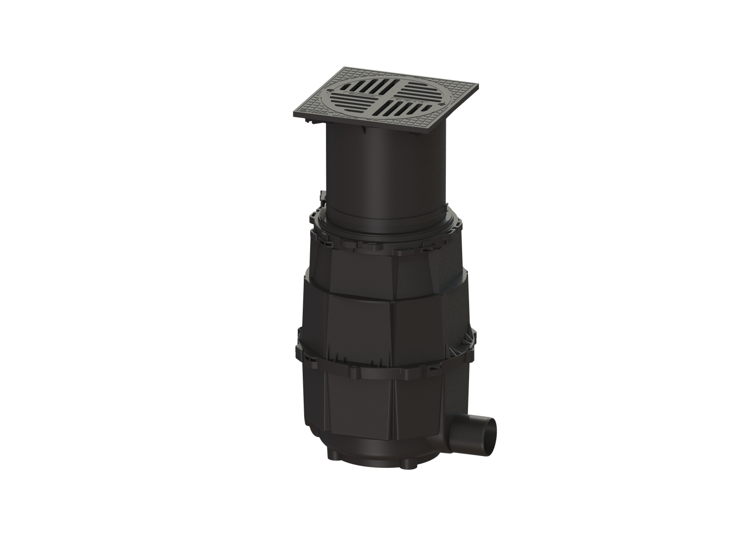 KESSEL-Hofablauf System 400, DN 100, A, 730 - 1080 mm