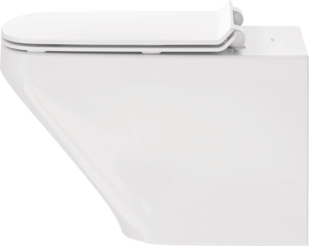 DU WC-Sitz DuraStyle mit SoftClose Scharniere edelstahl, weiß