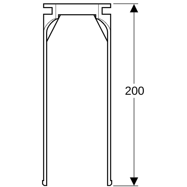 Geberit Typ 220 Deckelbefestigung