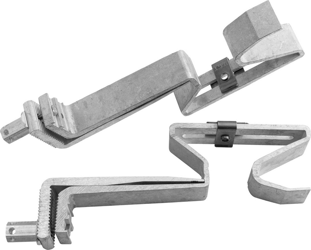 BOSCH Zubehör Flachkollektoren FKA 21 Dachanbindung Pfannen/Biber, 2er Set