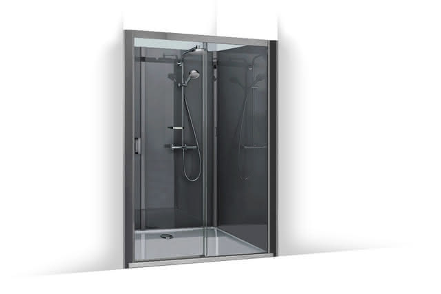 Roth Komplettdusche Vinata Spirit Ni Hoch anthrazit 1160x677 ESG klar