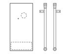 Vaillant Abstandshalter für Aufputzmontage VED/7 Vaillant Abstandshalter für Aufputzmontage VED/7