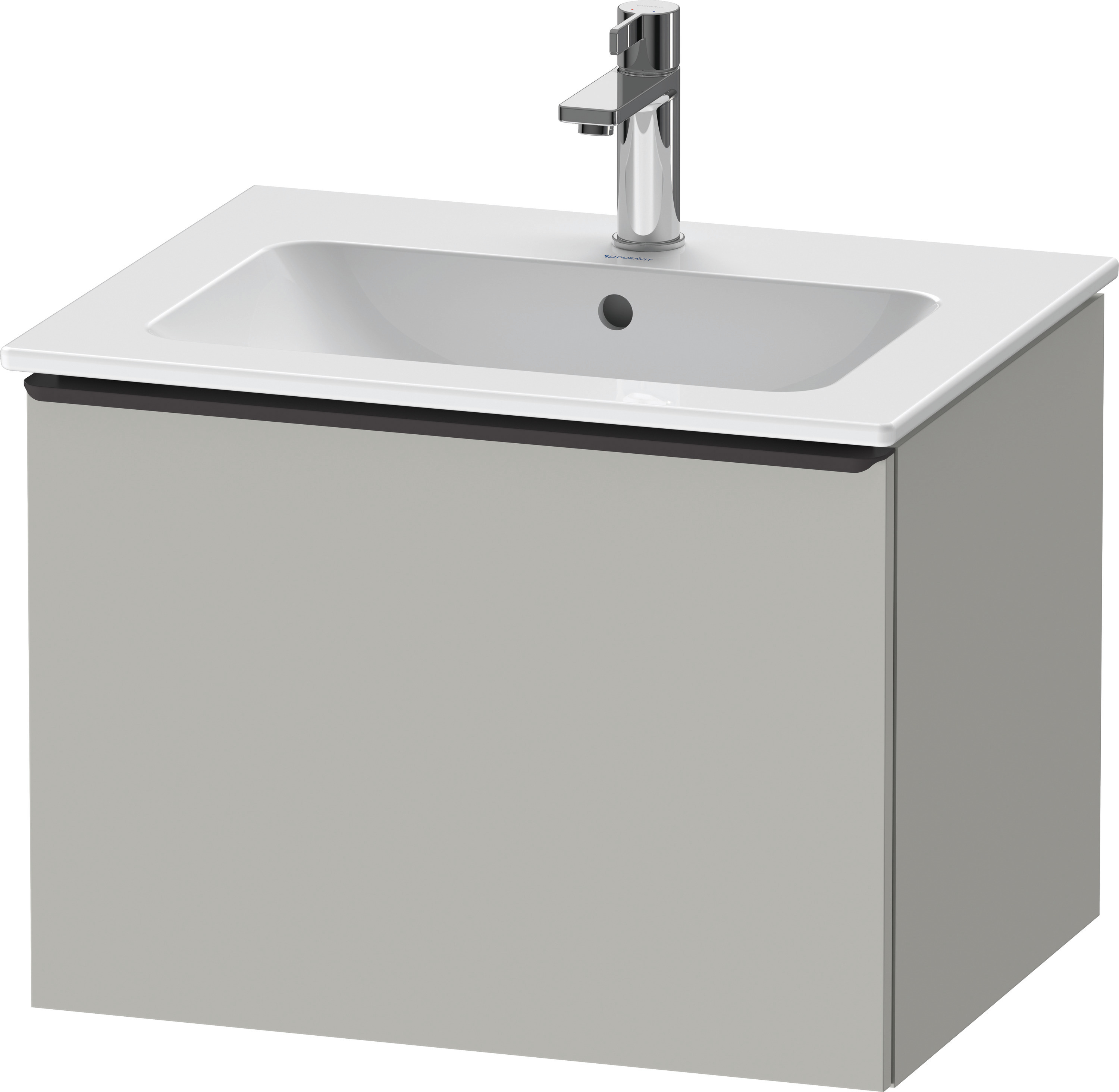 Duravit D-Neo WTU,Wdh,Ausz:1,Gr:Diamant Schw. 610x462x440mm,Betongrau Matt,Dekor