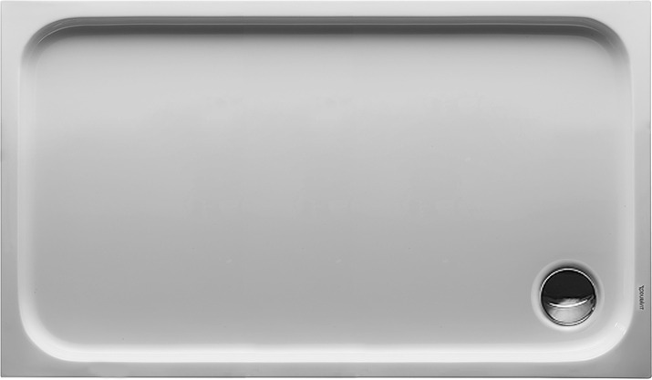 DU D-Code Duschwanne, Rechteckig, 1200x700x85 mm, Weiß, Sanitäracryl
