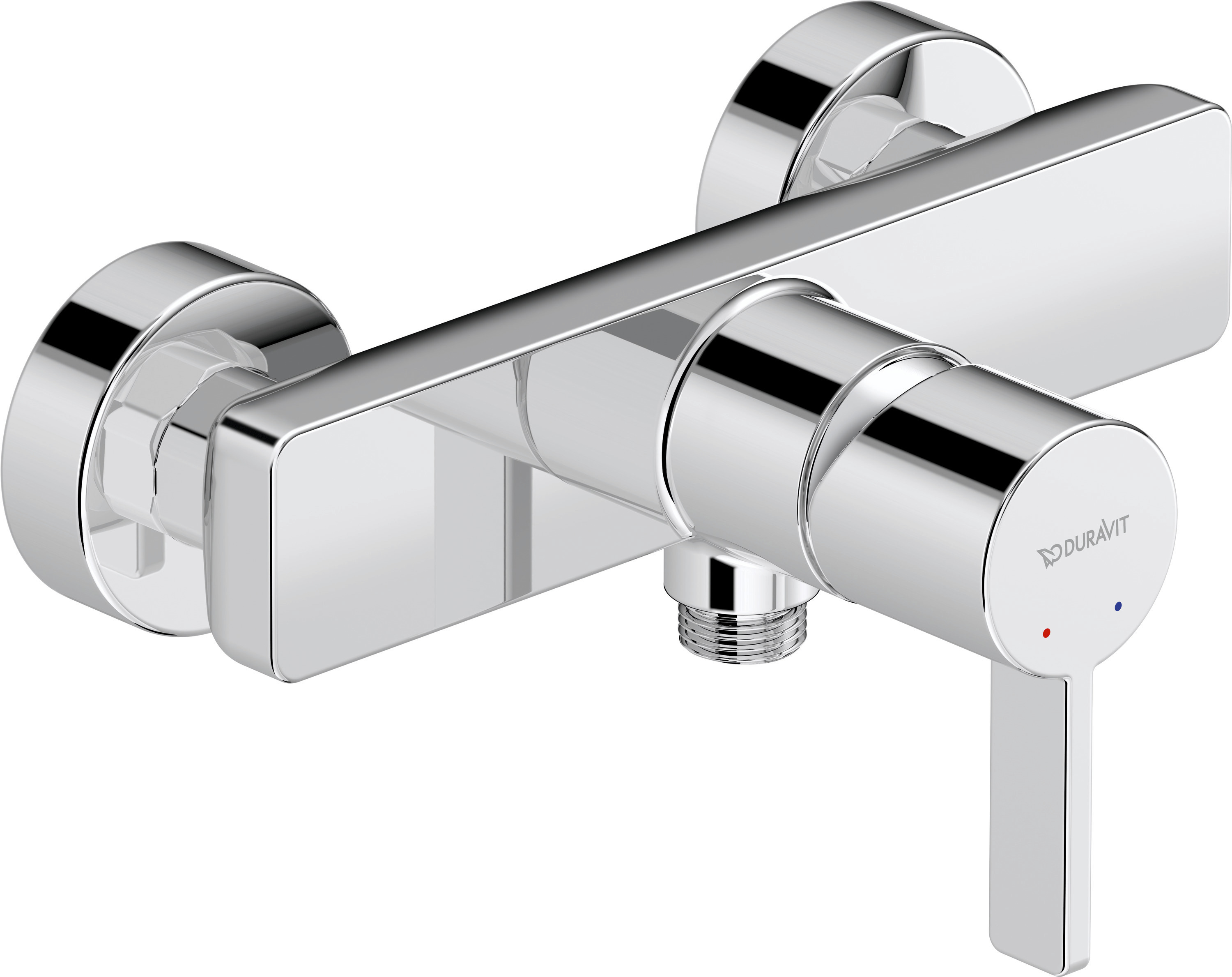 DU D-Neo Einhebel-Brausemischer Aufputz Keramikmischsystem, Chrom HG