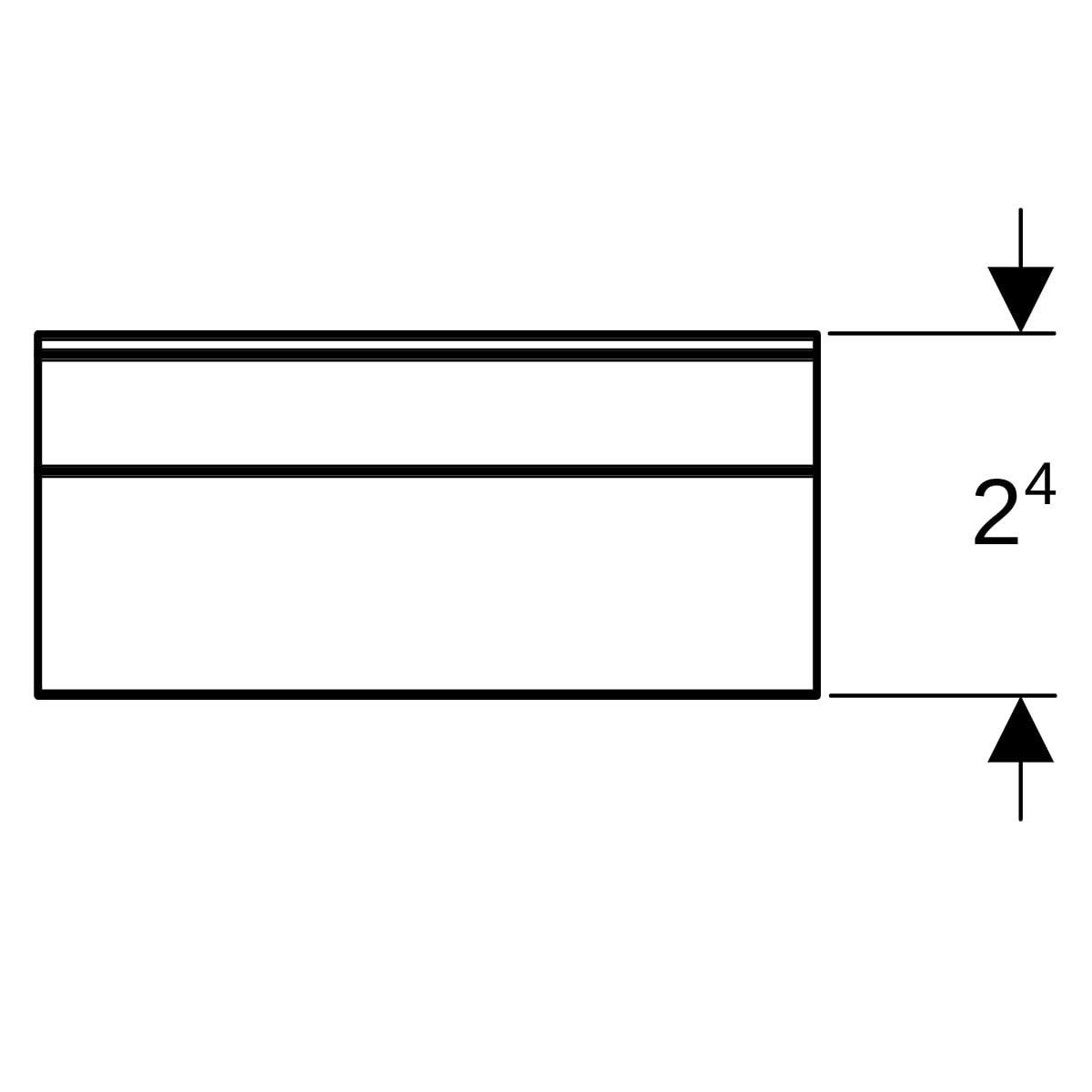 Geberit Griff für Option Basic Spiegelschrank