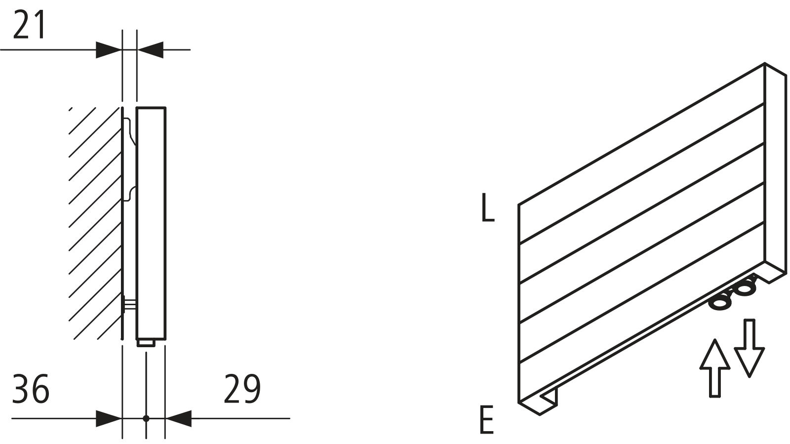 Kermi Heizwand HHN Typ10 BH140x43x5200mm QN910, RAL9016, 6bar, o. Abd, ANB12