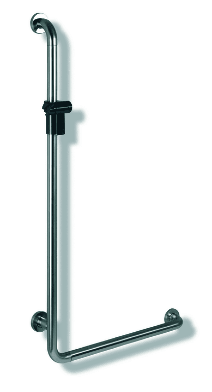 HEWI Winkelgriff m.Br.H.Stg.Ser 805, re, d:33mm, AM1:1100, W1:600 reinweiß