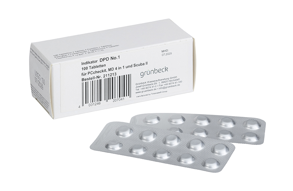 Gruenbeck Indikator DPD 1, 100 Tabletten Gruenbeck Indikator DPD 1, 100 Tabletten