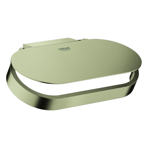 GROHE WC-Papierhalter Selection 41069 mit Deckel nickel gebürstet