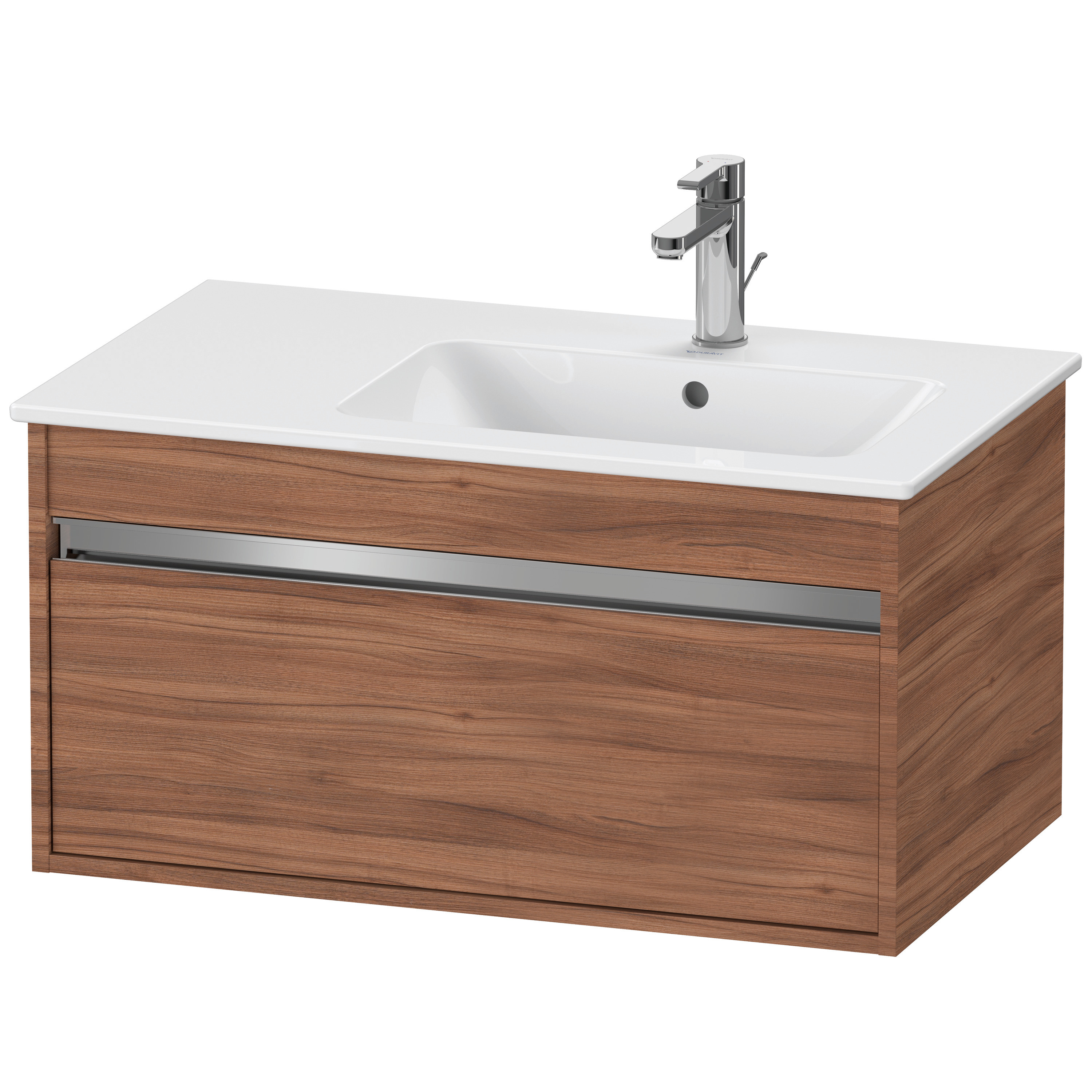 Duravit WTU Ketho f. ME by Starck, 1 Auszug 410x800x475mm, Nussbaum Natur