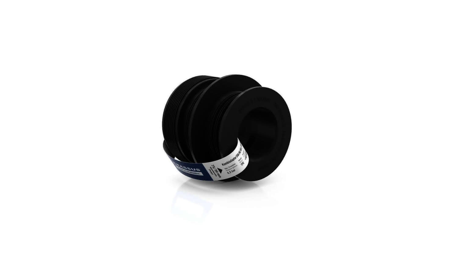 CR Kombiadapter CKA 96/83 / 75/50 (96/83mm auf 75/50mm), bis 0,5 bar, TPE CR Kombiadapter CKA 96/83 / 75/50 (96/83mm auf 75/50mm), bis 0,5 bar, TPE