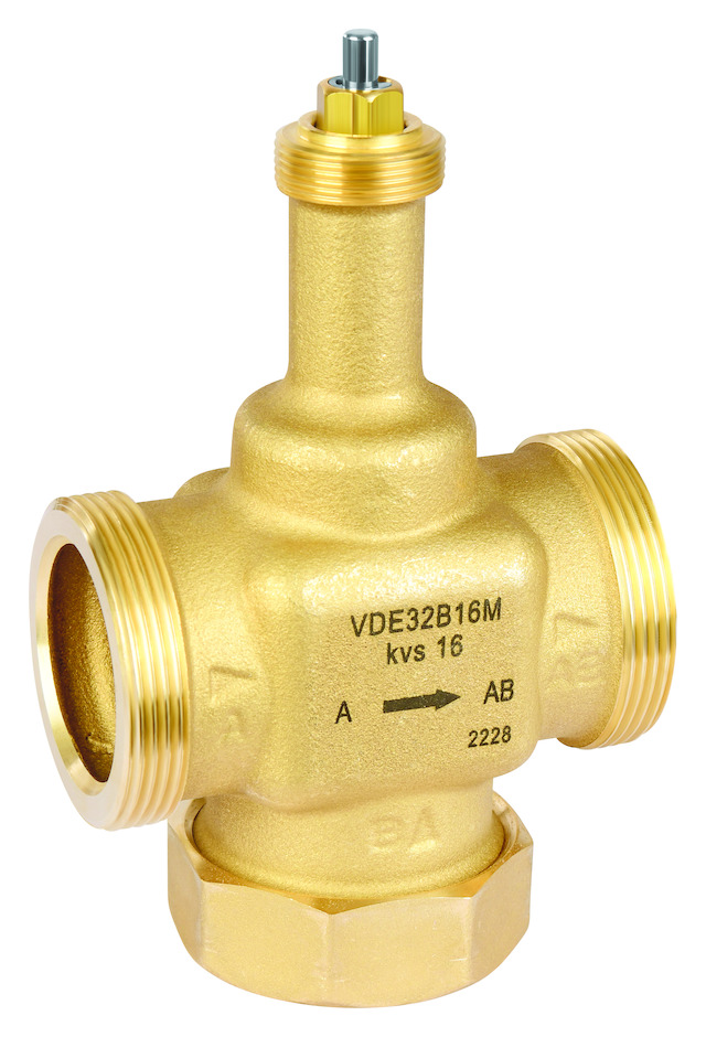 Resideo Zweiwegeventil VDE-M, PN16 DN 25, kvs 4.0, flach dichtend, stetig