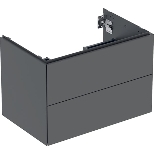 Geberit ONE Unterschrank für WT/-Platte 2 Schubl., 74x50,4x47cm, lava matt