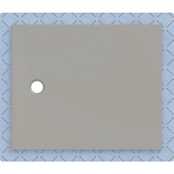Geberit CleanFloor30 Duschfläche 120 x 100 cm integriert, mit Dichtvlies, grau matt