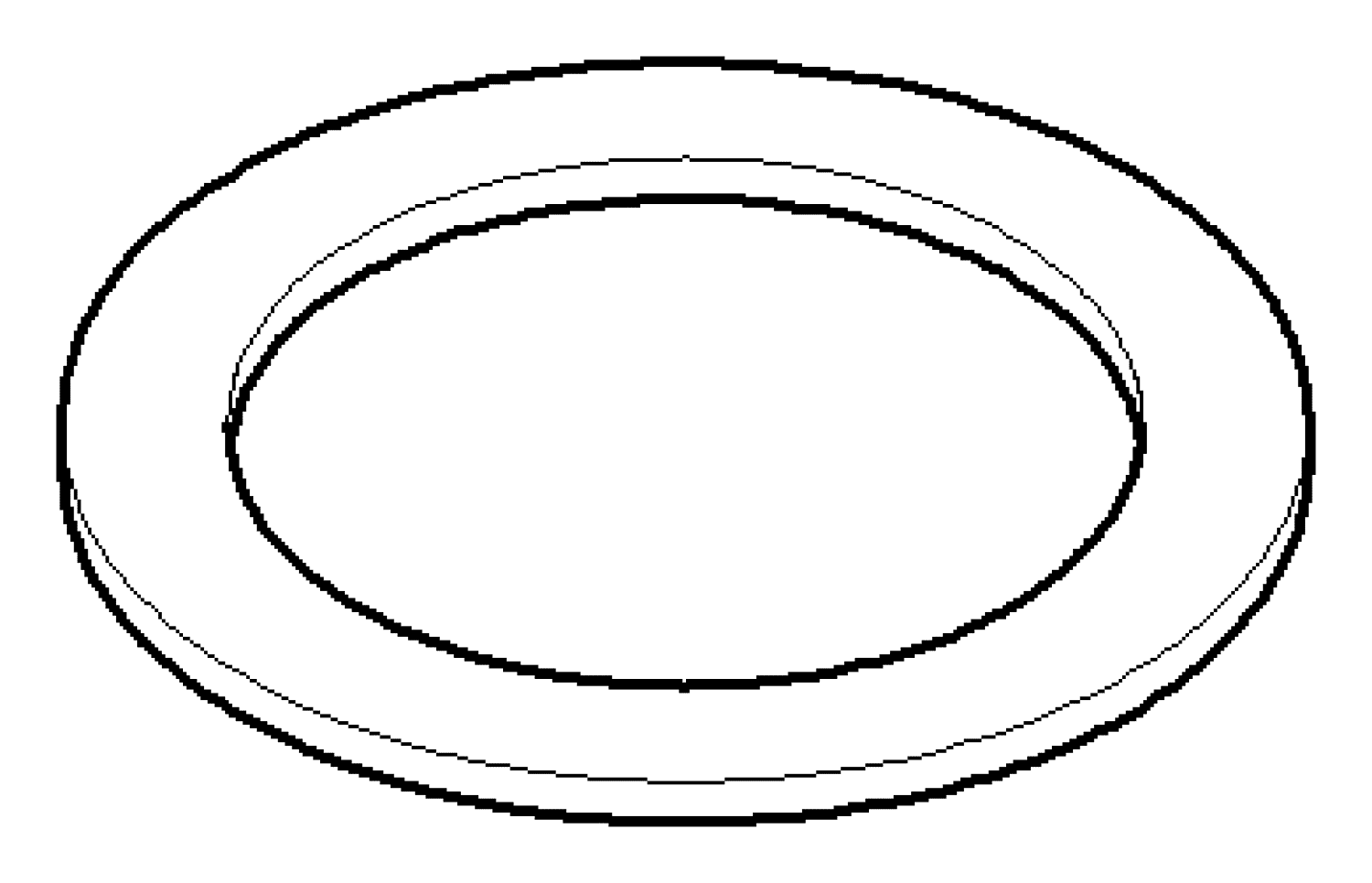 DO Dichtung Vf 3110, ERSATZTEILE 091440004 45,0 x 33,0 x 1,8 mm