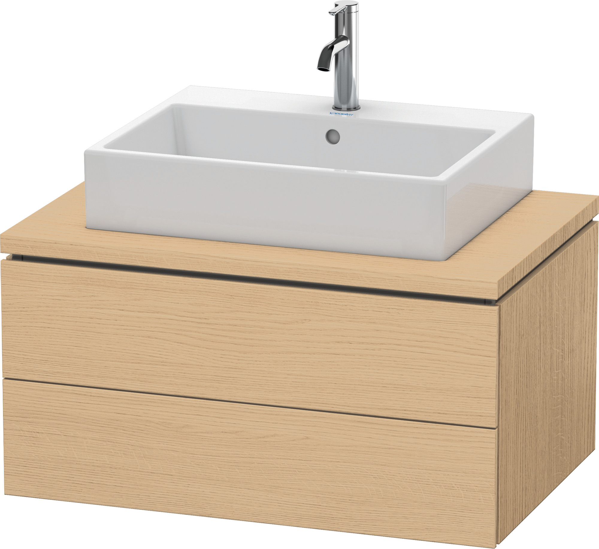Duravit WTU für Konsole L-Cube 400x820x547mm 2 Schubkästen, Eiche Natur