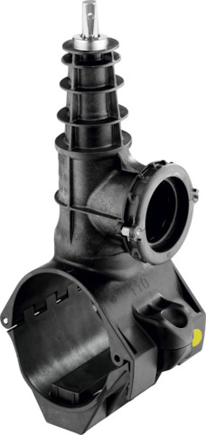 Viega Anbohrarmatur Geopress G 9690G in 110mm Rotguss und Kunststoff