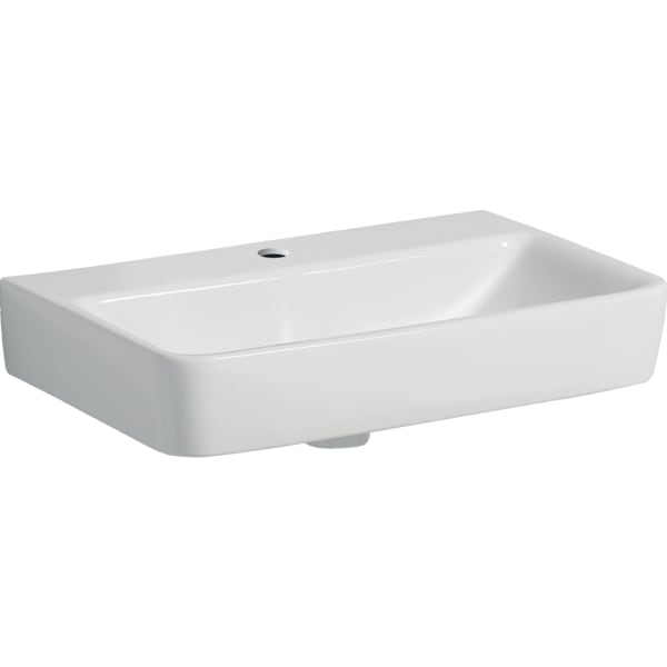 Geberit Renova Compact Waschtisch, 60x37cm m. Hl., o. Ül., weiß Geberit Renova Compact Waschtisch, 60x37cm m. Hl., o. Ül., weiß