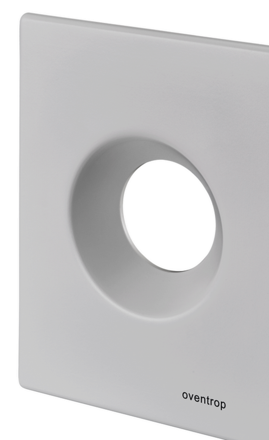 OVENTROP-Abdeckplatte für "Unibox" Einzelraumregelung,Bautiefe 110mm, weiß
