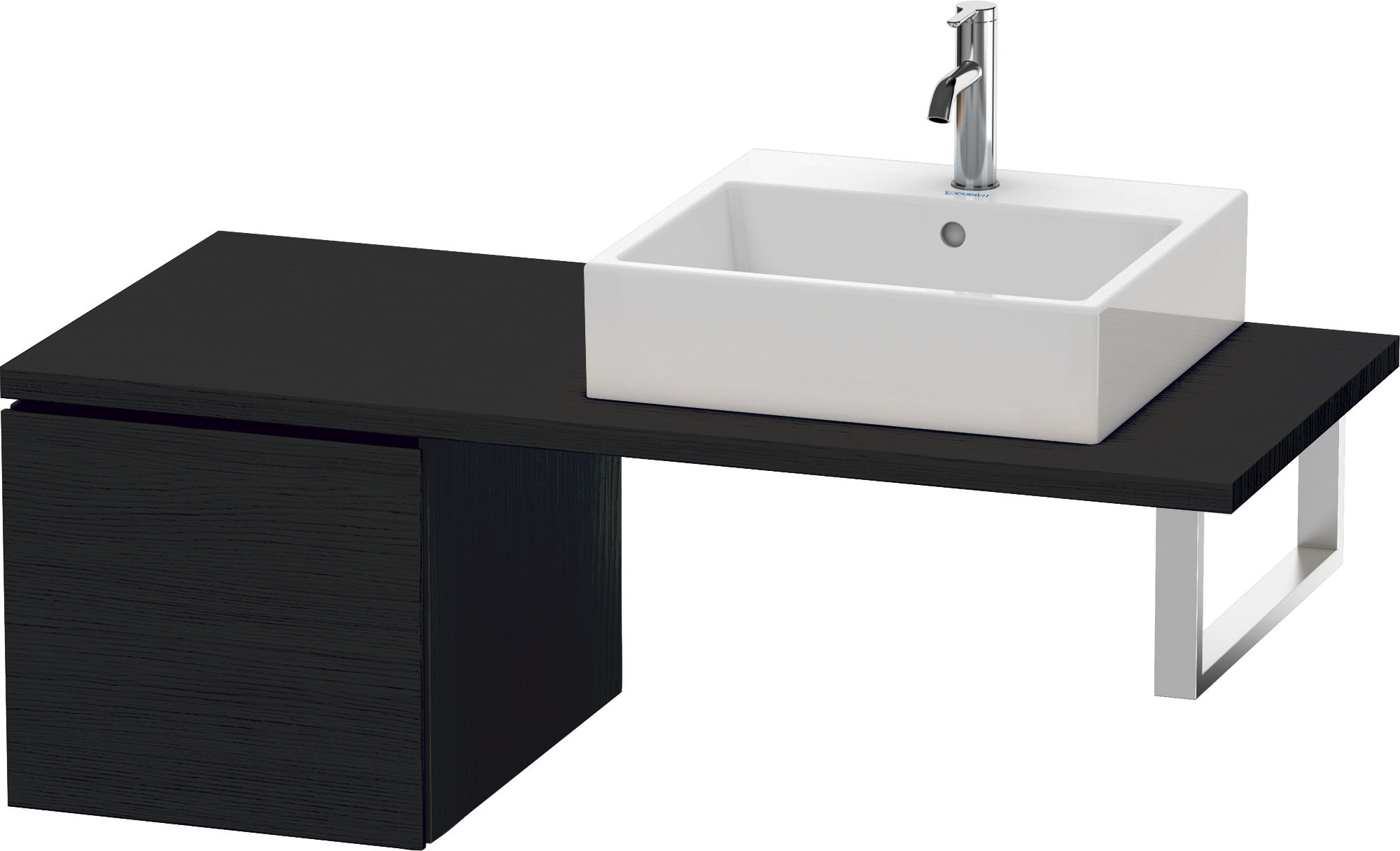 Duravit US für Konsole L-Cube 400x420x548mm 1 Auszug, Eiche Schwarz