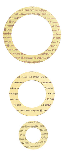 OHA Flanschdichtung nach DIN 2690 PN10-40, DN15, 22x50mm OHA Flanschdichtung nach DIN 2690 PN10-40, DN15, 22x50mm
