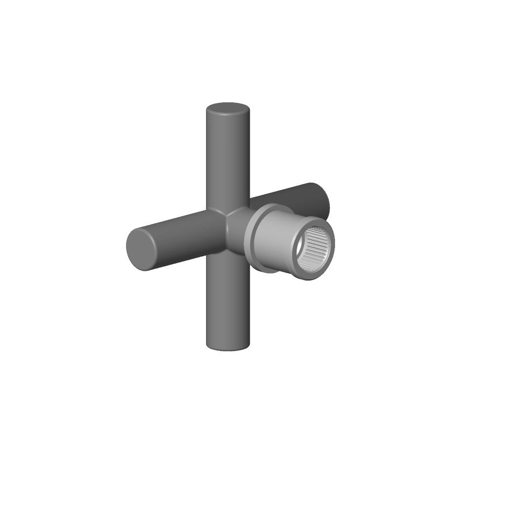 Dornbracht Griff ERSATZTEILE 04208901100 70 x 70  x 43 mm Platin