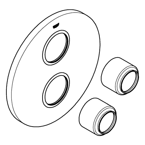 GROHE Rosette 47797 chrom