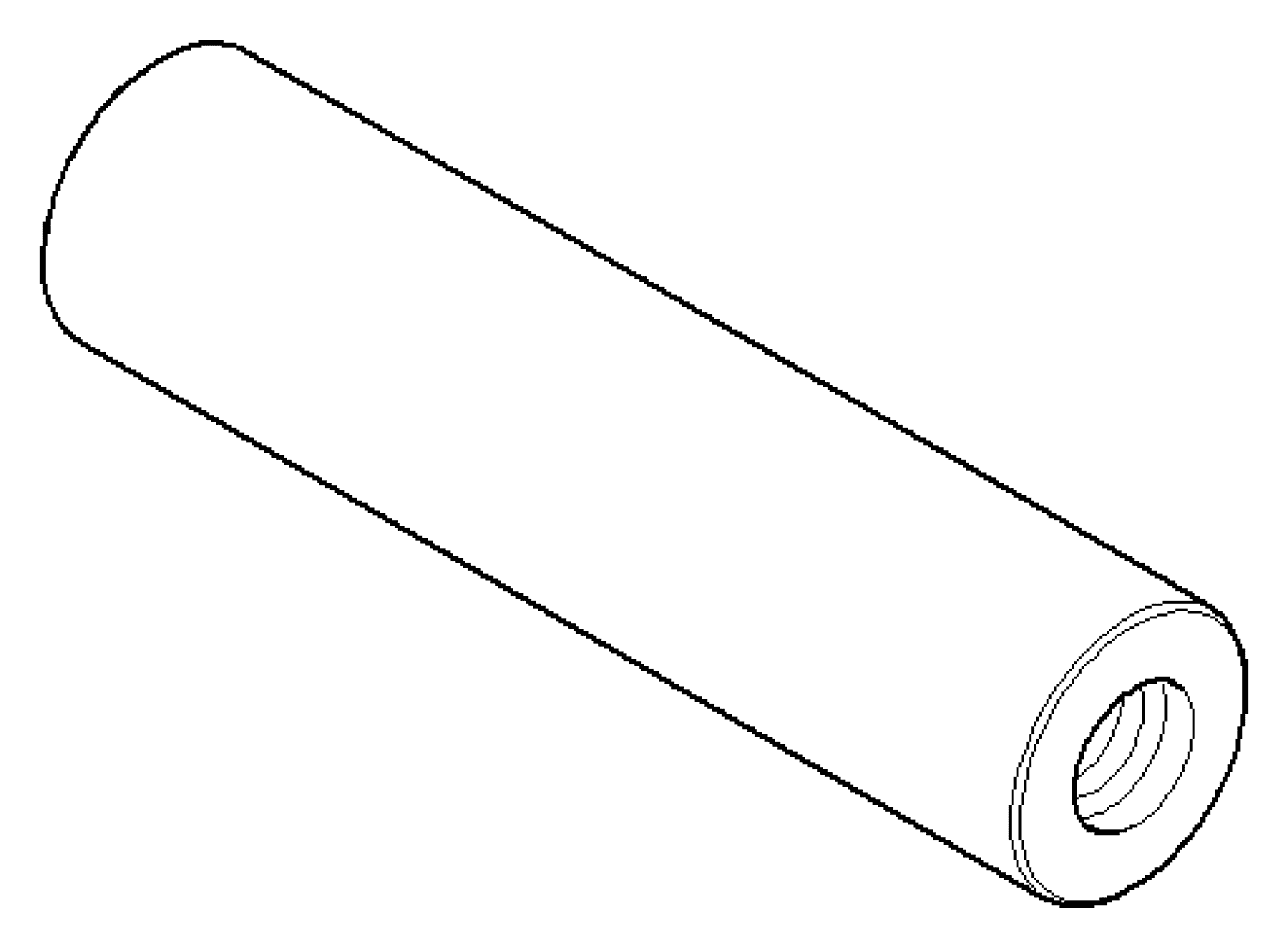 DO Griff ERSATZTEILE 092088052 D 17 x 70 mm Weiß matt