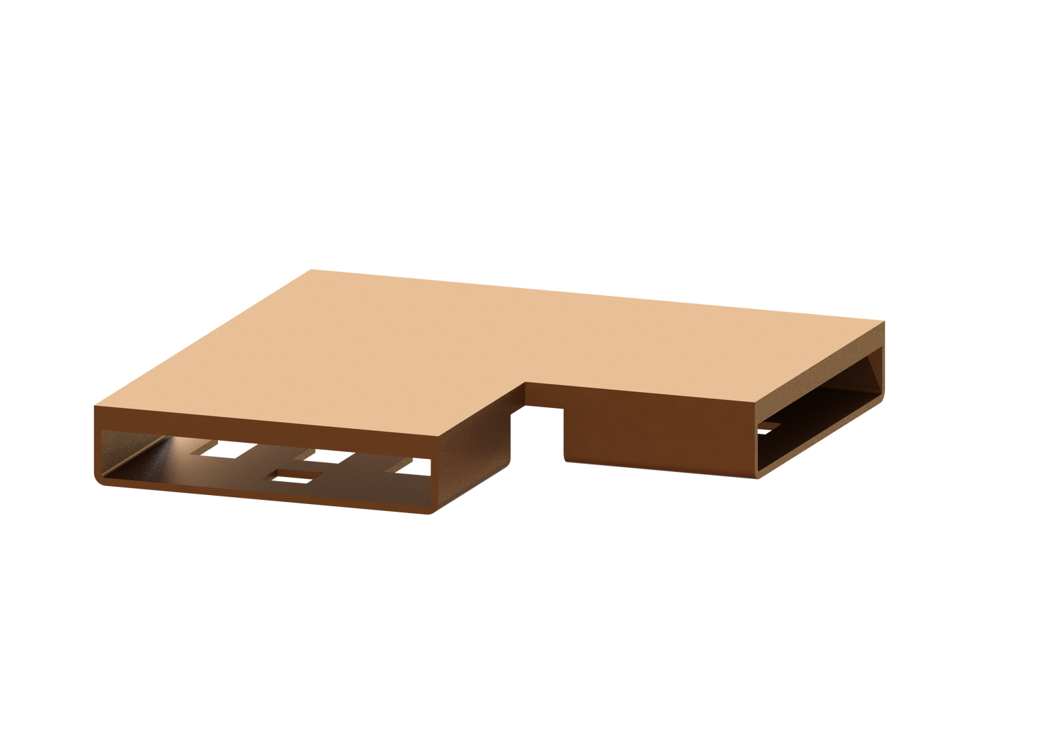 KESSEL-Verbindungsstück 90 Grad für Linearis Infinity, Bronze, gebürstet