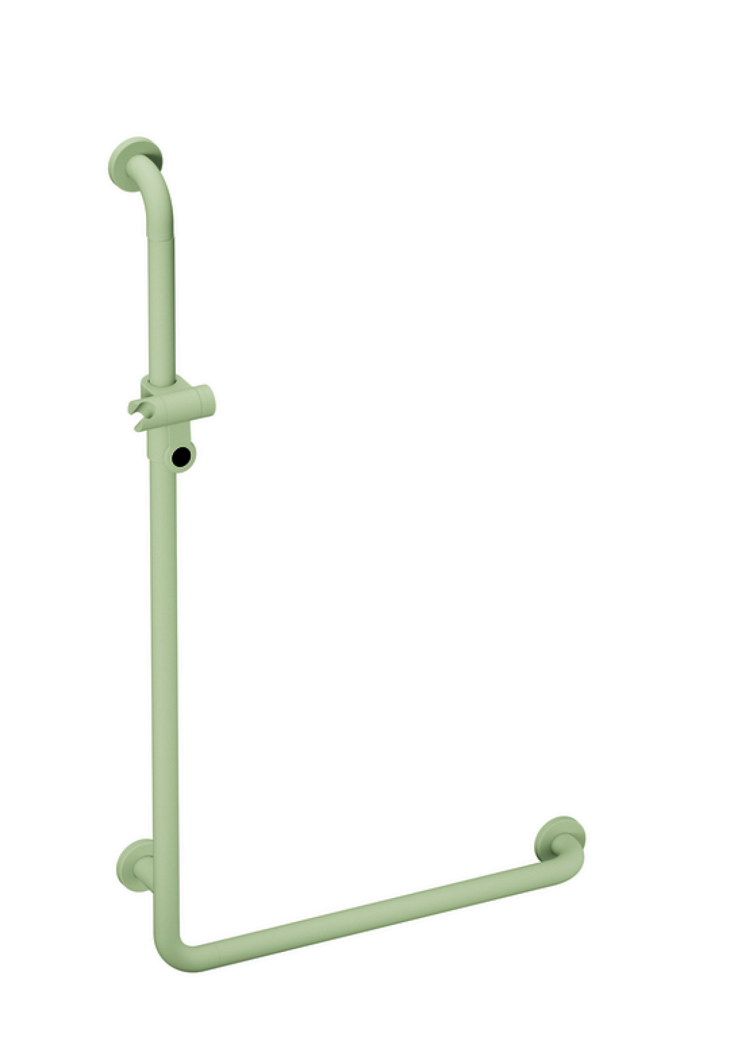 HEWI Winkelgriff m.Br.H., Ser 801, matt, AM1:1250, W1:600 reinweiß