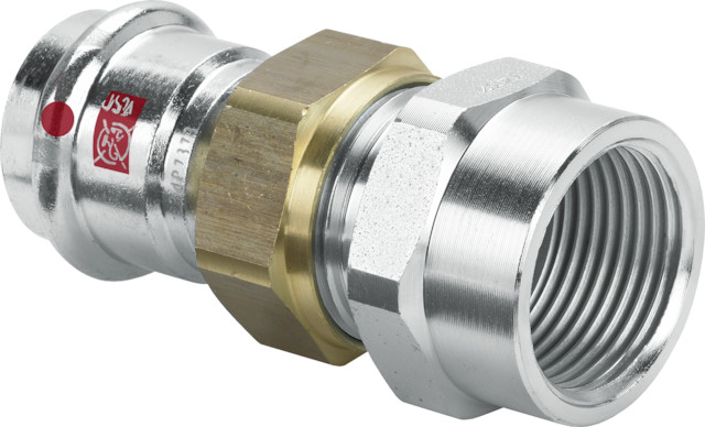 Viega Verschraubung mit SC Prestabo 1162 in 18mm x Rp1/2 Stahl verzinkt