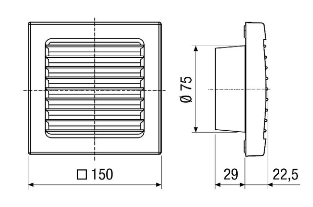 Maico Zweitraumabsaugung ER-ZR zur Kombination mit Ventilatoreinsatz ER