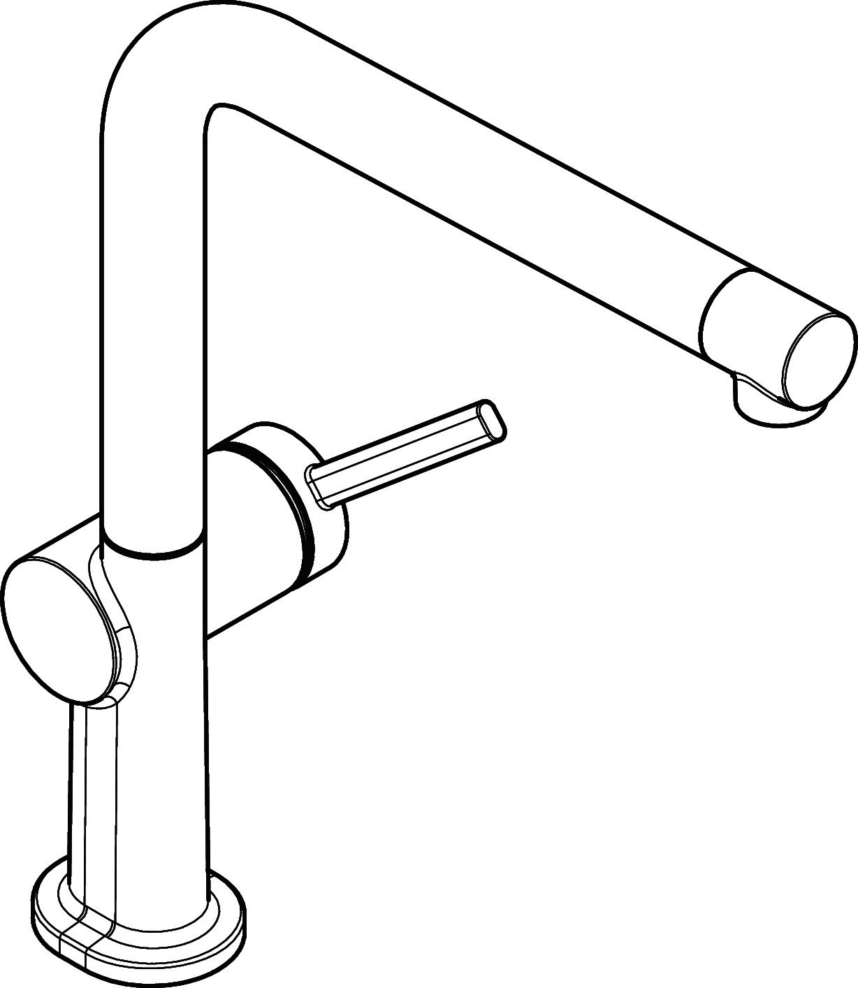 Hansgrohe Spültischmischer 270 Talis M54 Niederdruck 1jet BSO