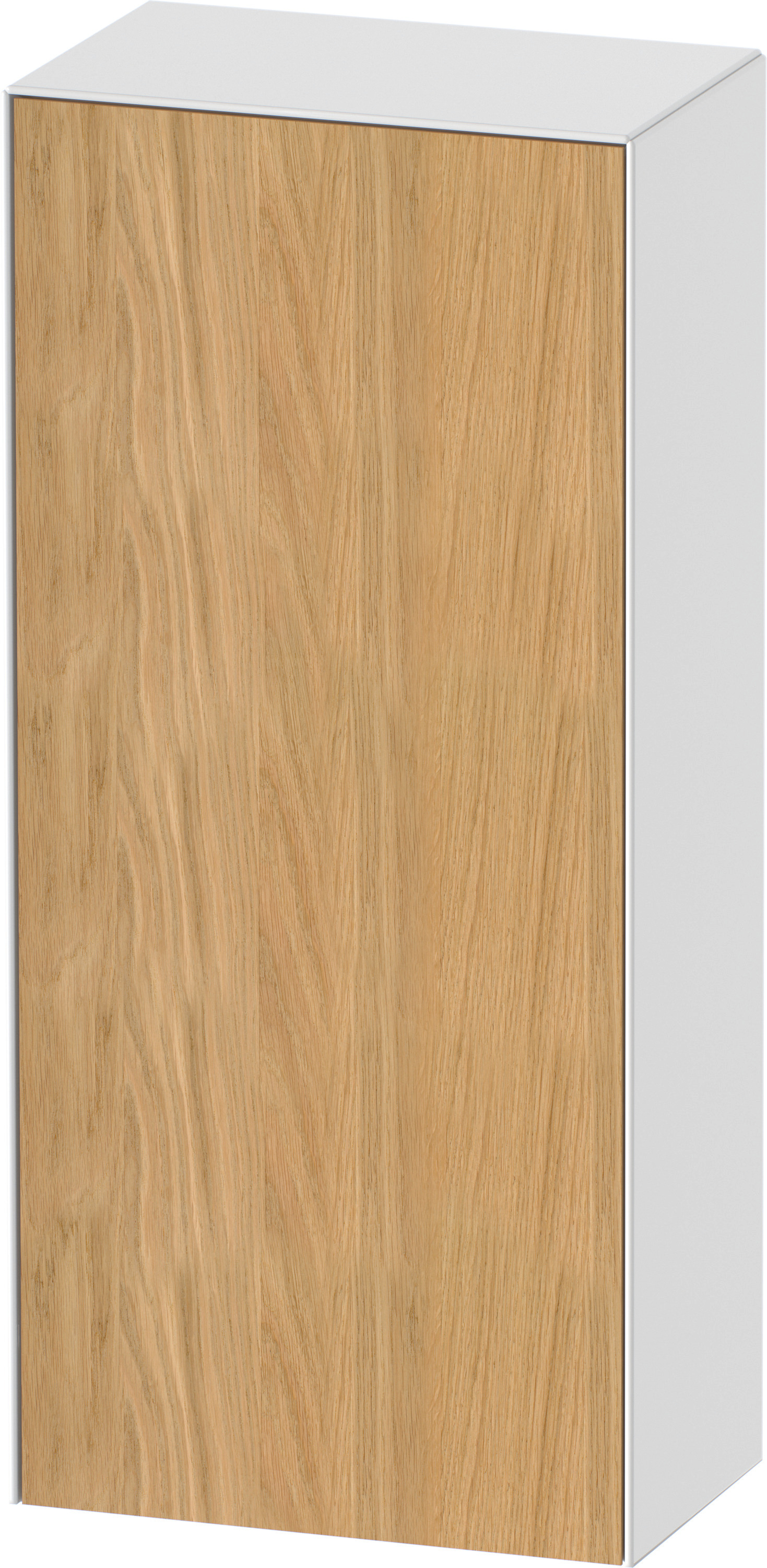 Duravit Halbhochschrank White Tulip, TA l.,880x400x240,Eiche N.M./Weiß HGL