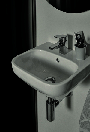 IS Handwaschbecken i.life A 1Hl. m.Ül. 400x360x150mm Weiß