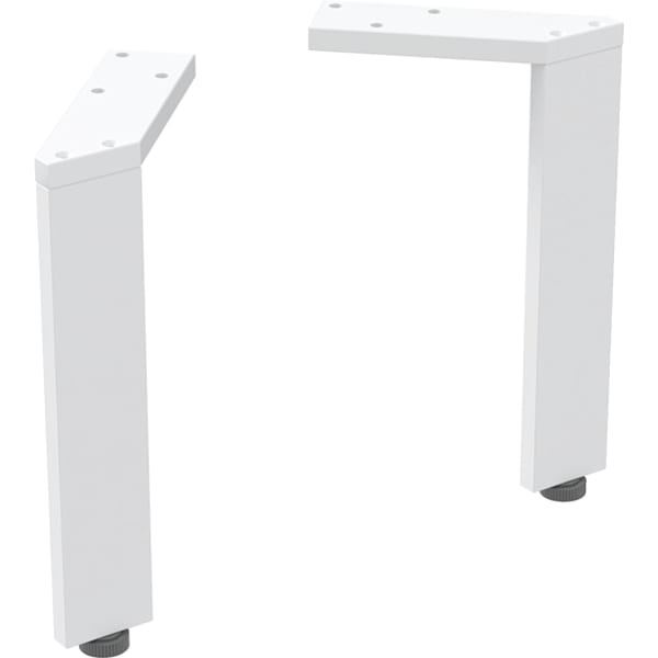 Geberit Set Füße schmal (2 St.), H:22,5cm weiß / pulverbeschichtet matt