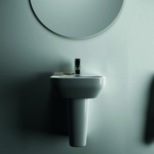 IS Handwaschbecken i.life A 1Hl. m.Ül. 400x360x150mm Weiß