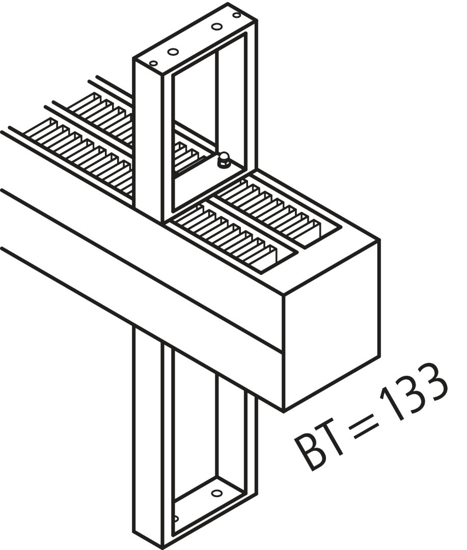 Kermi Konvektor Typ32 BH70x133x800mm QN474, weiß, 6bar, o. Abd, AB 12