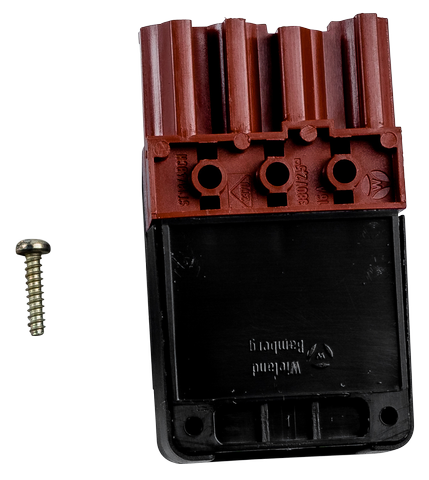 Wolf Buchsenteil 4-polig braun für RK-2, RK-4
