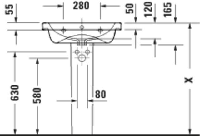 DU D-Code 2.0 WT 600x480mm,m.ÜL,m.HLB, Weiß HG