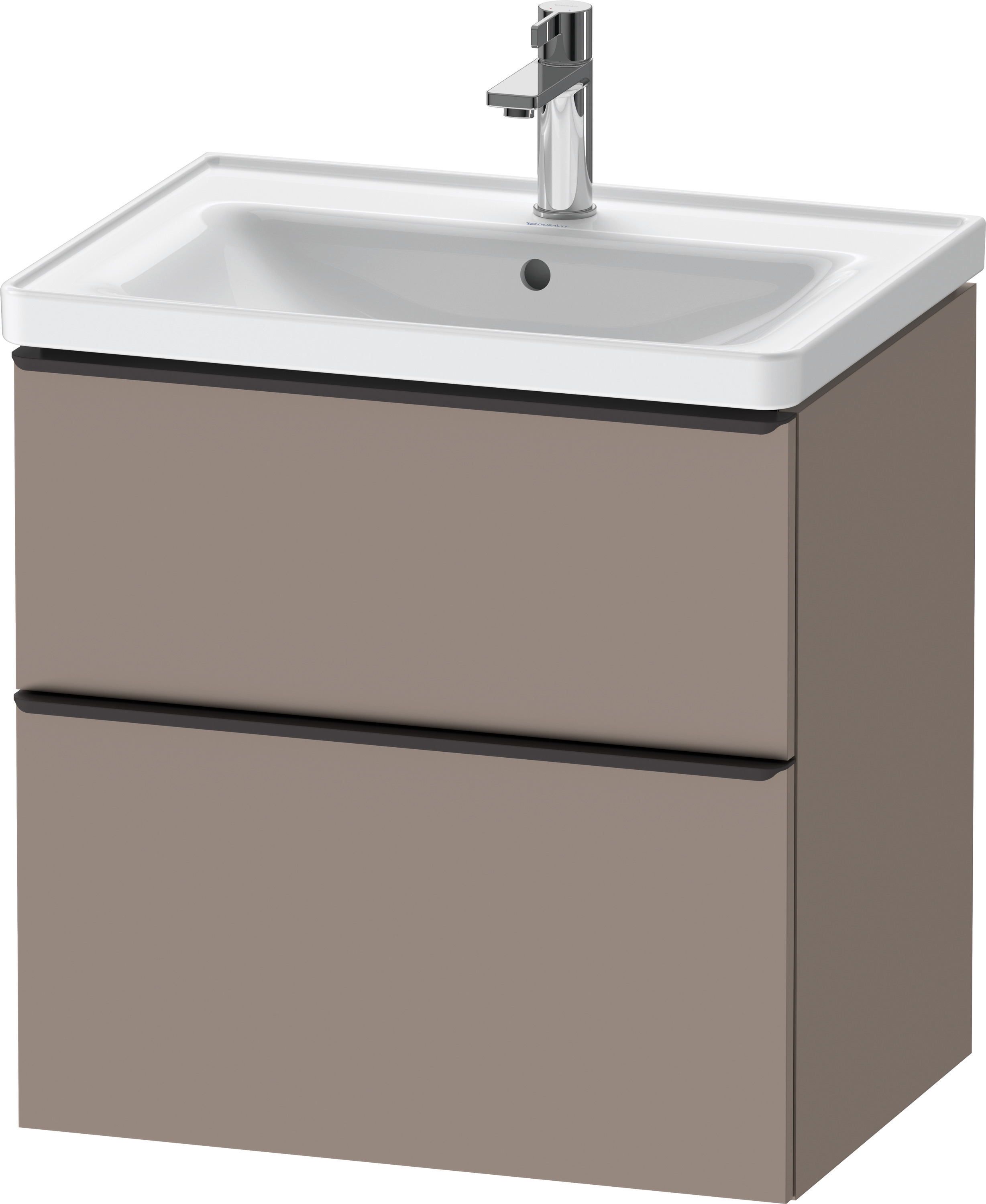 Duravit D-Neo WTU,Ausz:1,Schubk:1,GR:Dia.Schw 634x452x625mm,Wandh,Basalt Matt,Dekor
