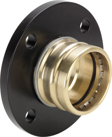 Viega Flanschübergang Sanpress XL 2259.3XL in 76,1mm x DN65 Rotguss Viega Flanschübergang Sanpress XL 2259.3XL in 76,1mm x DN65 Rotguss