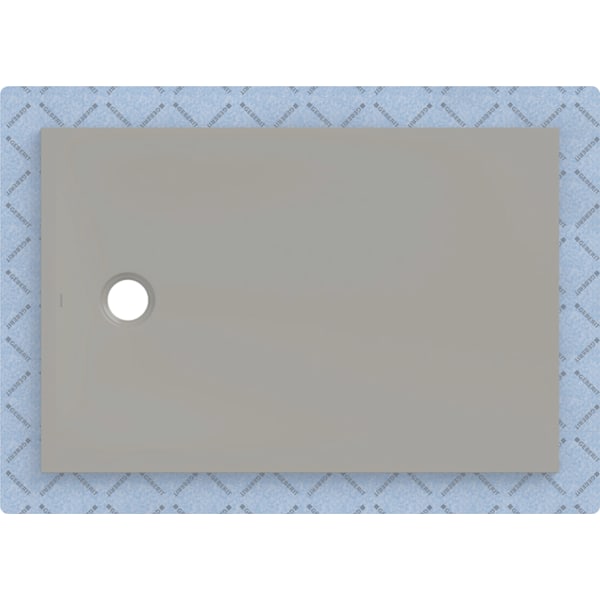 Geberit CleanFloor30 Duschfläche 120 x 80 cm integriert, mit Dichtvlies, grau matt