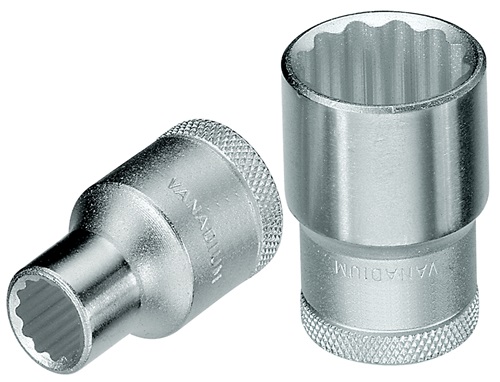 Steckschlüsseleinsatz D 19 1/2 Zoll 12-kant SW 1.3/16 Zoll Steckschlüsseleinsatz D 19 1/2 Zoll 12-kant SW 1.3/16 Zoll